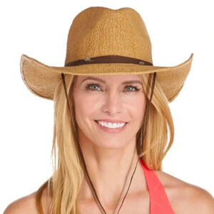 Coolibar Brown Cowboy Hat